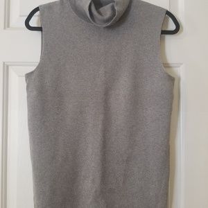Talbots sleeveless turtleneck sweater